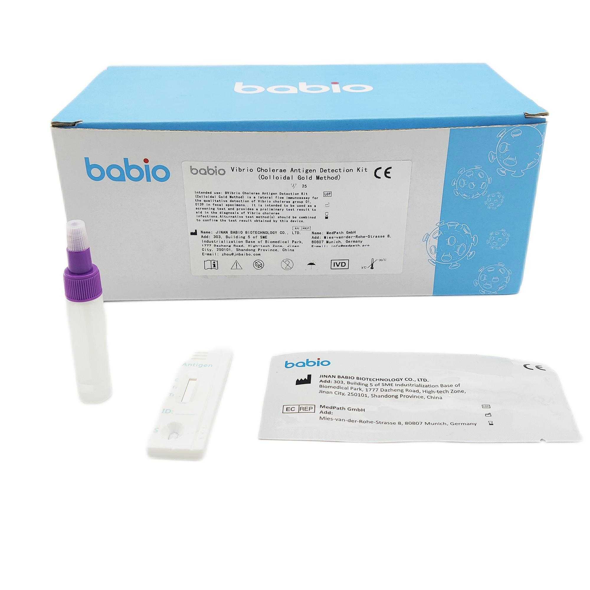 Vibrio Cholerae Antigen Detection Kit (kolloidalt gullmetode)